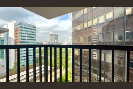 Varanda de kitnet/studio à venda com 1 quarto, 27m² em Pinheiros, São Paulo