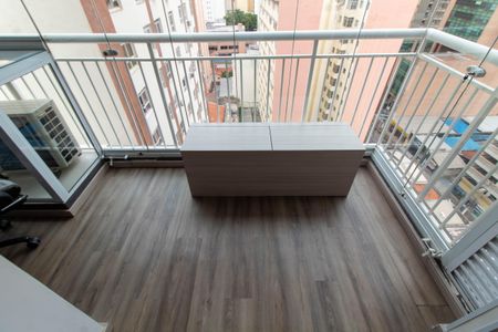Apartamento para alugar com 38m², 1 quarto e 1 vagaVARANDA