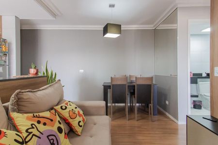 Sala/Sala de jantar de apartamento para alugar com 2 quartos, 57m² em Vila Guarani, Mauá