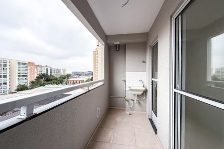 Varanda da Sala de apartamento à venda com 2 quartos, 46m² em Mooca, São Paulo