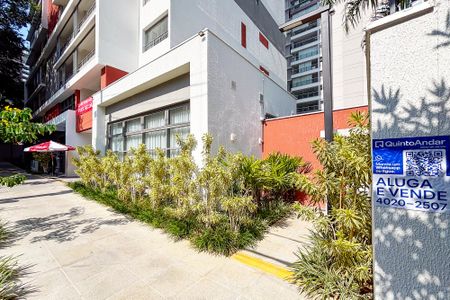 Studio para alugar com 37m², 1 quarto e sem vagafachada do predio