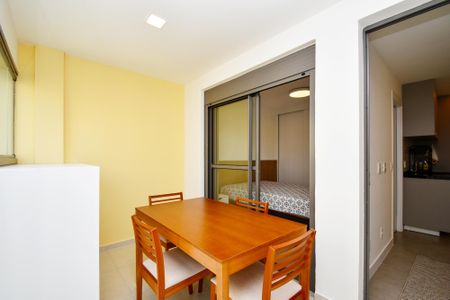 Studio para alugar com 37m², 1 quarto e sem vagavaranda sala de jantar