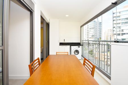 Studio para alugar com 37m², 1 quarto e sem vagavaranda sala de jantar