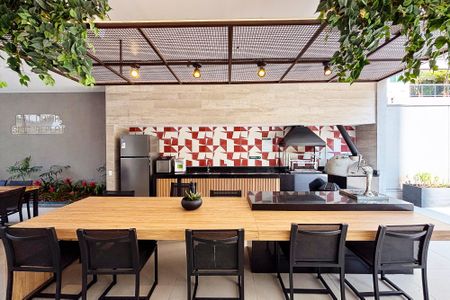 Studio para alugar com 37m², 1 quarto e sem vagachurrasqueira