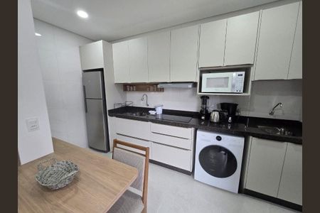 Cozinha de casa para alugar com 1 quarto, 26m² em Santa Monica, Florianópolis