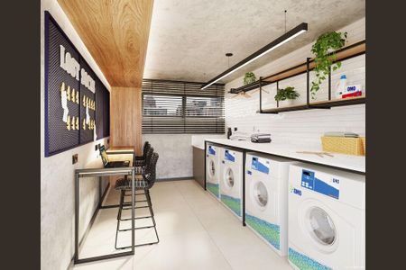 Apartamento para alugar com 55m², 2 quartos e 1 vagaLavanderia