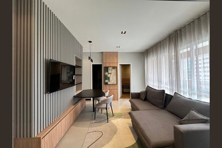 Apartamento para alugar com 55m², 1 quarto e 1 vagaSala