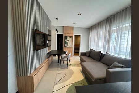 Apartamento para alugar com 55m², 1 quarto e 1 vagaSala