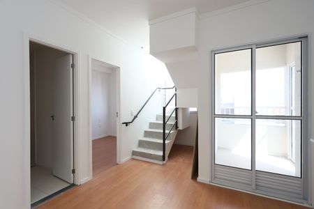 Sala - Cozinha de apartamento à venda com 1 quarto, 83m² em Jardim Monte Kemel, São Paulo