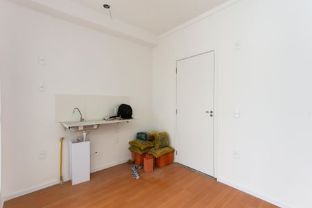 Sala - Cozinha de apartamento à venda com 1 quarto, 83m² em Jardim Monte Kemel, São Paulo