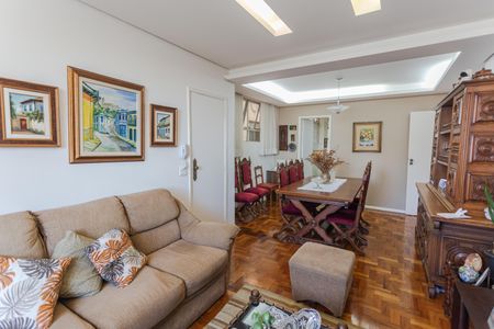 Sala de apartamento para alugar com 4 quartos, 116m² em Santo Antônio, Belo Horizonte