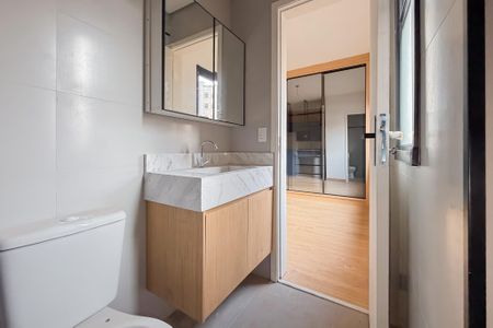 Studio à venda com 27m², 1 quarto e sem vaga Studio à venda com 27m², 1 quarto e sem vagaBanheiro