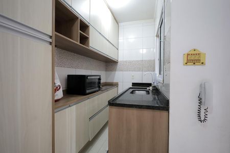 Cozinha de apartamento para alugar com 2 quartos, 42m² em Jardim Ipanema, Santo André