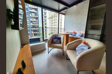 Sala de apartamento para alugar com 1 quarto, 26m² em Higienópolis, São Paulo