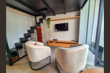 Sala de apartamento para alugar com 1 quarto, 26m² em Higienópolis, São Paulo