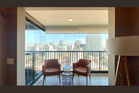 Varanda de apartamento para alugar com 1 quarto, 47m² em Pinheiros, São Paulo