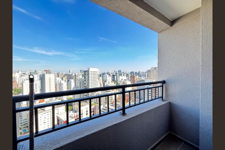 Apartamento para alugar com 25m², 1 quarto e sem vagaVaranda