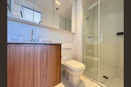 Apartamento para alugar com 25m², 1 quarto e sem vagaBanheiro da Suíte