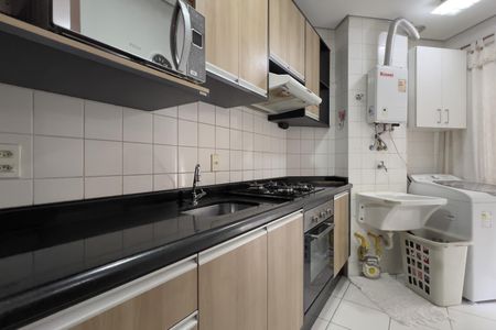Apartamento à venda com 55m², 2 quartos e 1 vagaCozinha e Área de Serviço