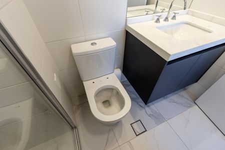 Apartamento à venda com 63m², 2 quartos e 1 vagaQuarto 1 - Banheiro da Suite