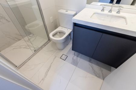 Apartamento à venda com 63m², 2 quartos e 1 vagaQuarto 1 - Banheiro da Suite
