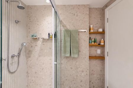 Studio à venda com 42m², 1 quarto e sem vaga Studio à venda com 42m², 1 quarto e sem vagaBanheiro
