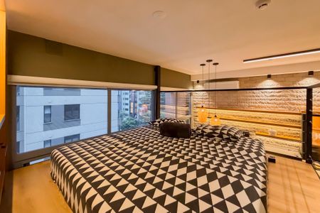 Studio à venda com 42m², 1 quarto e sem vaga Studio à venda com 42m², 1 quarto e sem vagaMezanino - Quarto