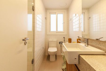Apartamento para alugar com 111m², 2 quartos e 1 vagaBanheiro da Suíte 2 