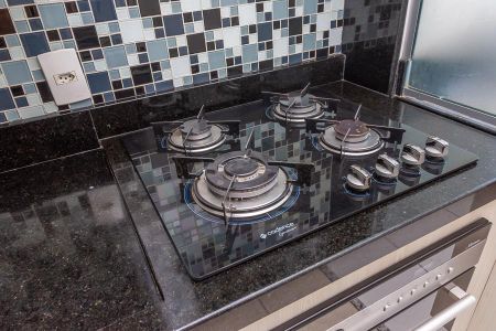 Apartamento para alugar com 69m², 2 quartos e 1 vagaDetalhe Cozinha-cooktop