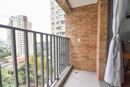 Studio à venda com 24m², 1 quarto e sem vagaVaranda