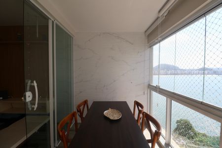 Varanda de apartamento para alugar com 3 quartos, 140m² em Jardim Asturias, Guarujá