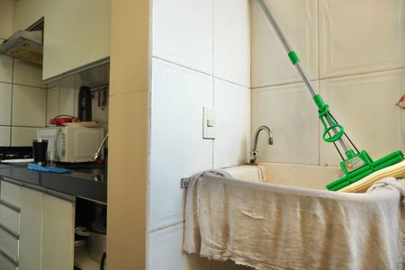 Apartamento à venda com 64m², 3 quartos e 1 vagaCozinha e Área de Serviço