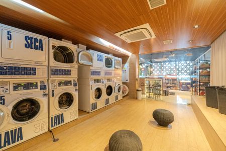 Studio para alugar com 50m², 1 quarto e 1 vagaLavanderia