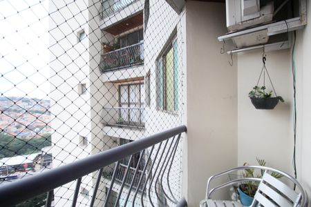 Varanda de apartamento à venda com 2 quartos, 70m² em Chácara Agrindus, Taboão da Serra