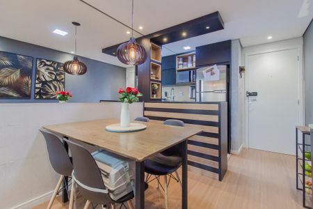 Sala de jantar de apartamento para alugar com 2 quartos, 50m² em Vila Guarani, Mauá