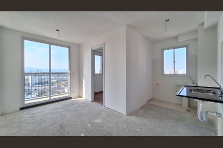 Sala/Cozinha/Área de serviço  de apartamento à venda com 2 quartos, 38m² em Água Branca, São Paulo