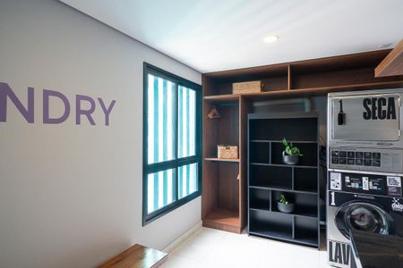 Studio à venda com 37m², 1 quarto e 1 vagaLavanderia