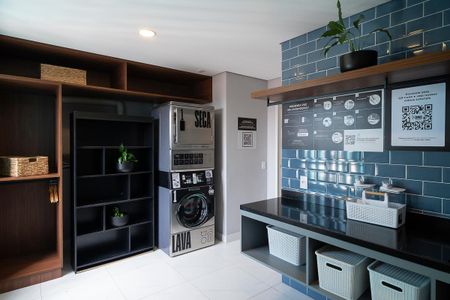 Studio à venda com 37m², 1 quarto e 1 vagaLavanderia