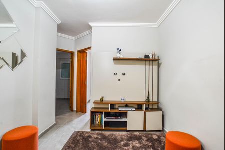 Sala de apartamento à venda com 2 quartos, 46m² em Vila Humaita, Santo André