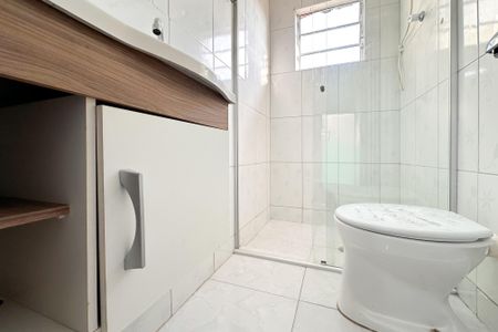 Banheiro Social de casa para alugar com 1 quarto, 40m² em Jardim Brasilandia, São Bernardo do Campo