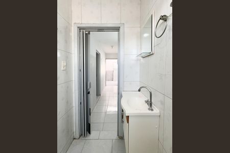 Banheiro Social de casa para alugar com 1 quarto, 40m² em Jardim Brasilandia, São Bernardo do Campo