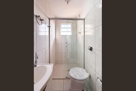 Banheiro Social de casa para alugar com 1 quarto, 40m² em Jardim Brasilandia, São Bernardo do Campo