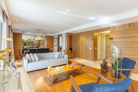 Sala de apartamento à venda com 4 quartos, 249m² em Indianópolis, São Paulo