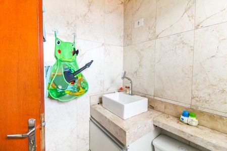 Casa de condomínio à venda com 75m², 2 quartos e 2 vagasBanheiro da Suíte 1