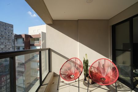 Studio à venda com 35m², 1 quarto e 1 vagaVaranda