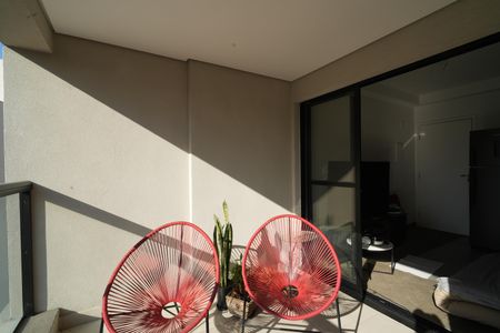 Studio à venda com 35m², 1 quarto e 1 vagaVaranda