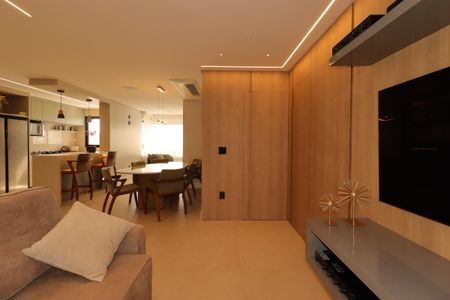 Sala de apartamento à venda com 3 quartos, 113m² em Vila Bastos, Santo André