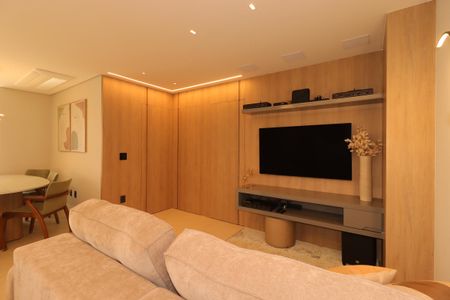 Sala de apartamento à venda com 3 quartos, 113m² em Vila Bastos, Santo André