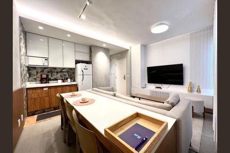 Sala de Jantar de apartamento para alugar com 1 quarto, 50m² em Funcionários, Belo Horizonte