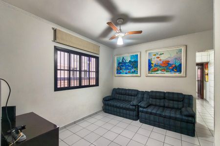 Sala de apartamento para alugar com 1 quarto, 50m² em Vila Tupi, Praia Grande
